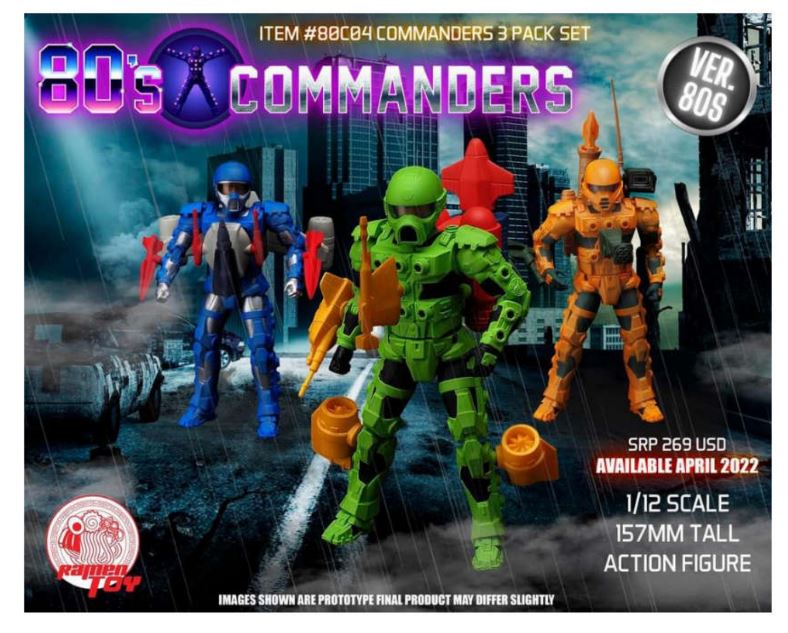 PRE-ORDER Ramen TOys Commander Centurions Set 80s ver.