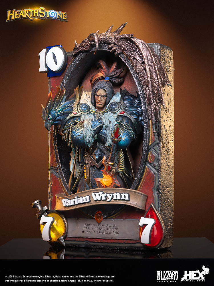DOWNPAYMENT for 31cm Hearthstone Varian Wrynn Card Art Statue