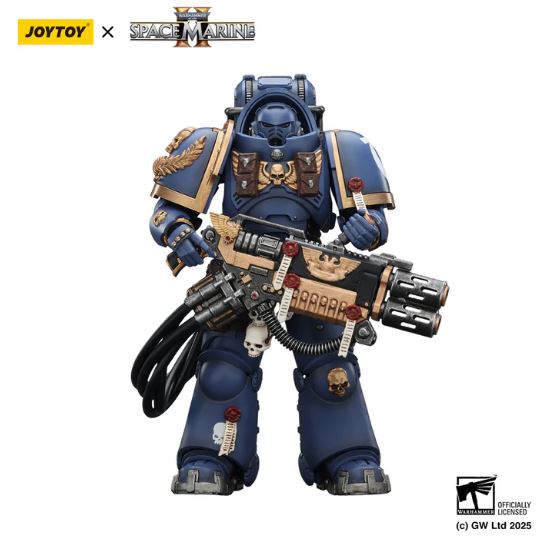 PRE-ORDER JOYTOY 1/18 Ultramarines: Heavy Artificer Armor with Relic Multi-Melta JT02830 (Feb. 2026) PO end (Nov-28-2025)