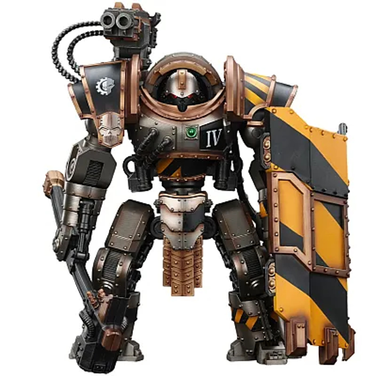 PRE-ORDER JOYTOY 1/18 Iron Warriors Iron Circle Domitar-Ferrum Class Battle-automata with Karceri Battle Shield and Graviton Crusher JT02847 (Feb. 2026) PO end (Nov-28-2025)