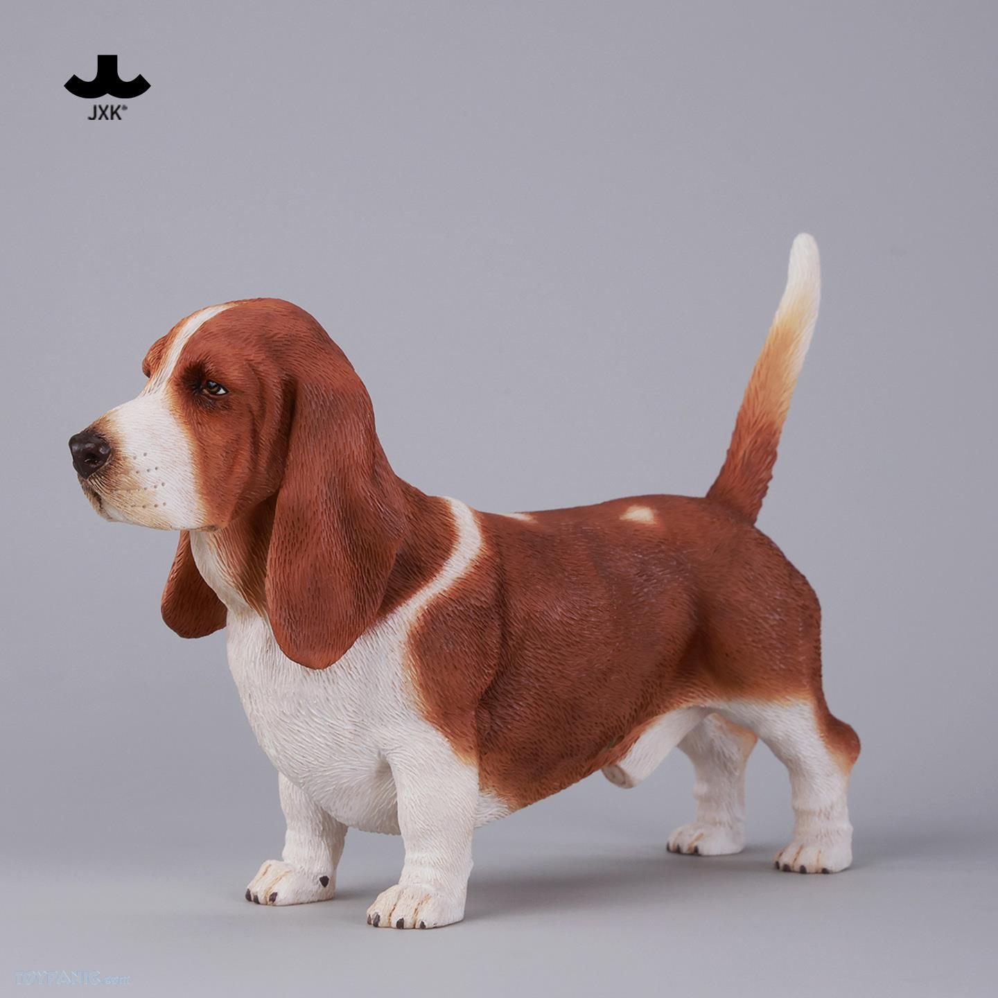 PRE-ORDER 1/6 Basset Hound Brown White (Q3 2026) PO end (Dec-1-2025)