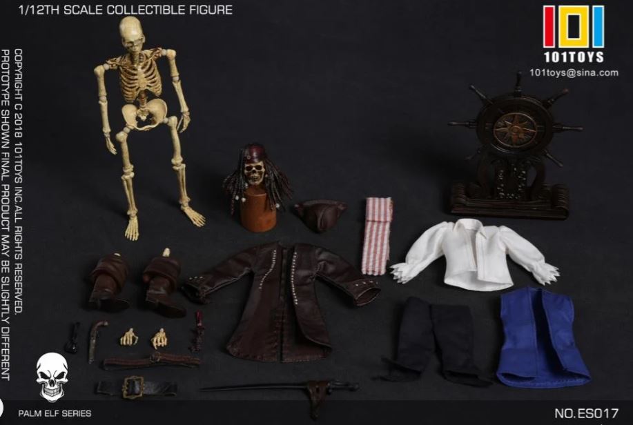 PRE-ORDER 1/12 Palm Elf Series Skeleton Pirate Captain Jack (Q2 2026) PO end (Dec-15-2025)