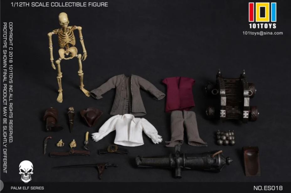 PRE-ORDER 1/12 Palm Elf Series Skeleton Pirate Captain Hook (Q2 2026) PO end (Dec-15-2025)
