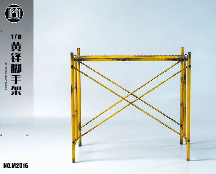 PRE-ORDER 1/6 Yellow Scaffolding Diorama Base (Q2 2026) PO end (Dec-15-2025)