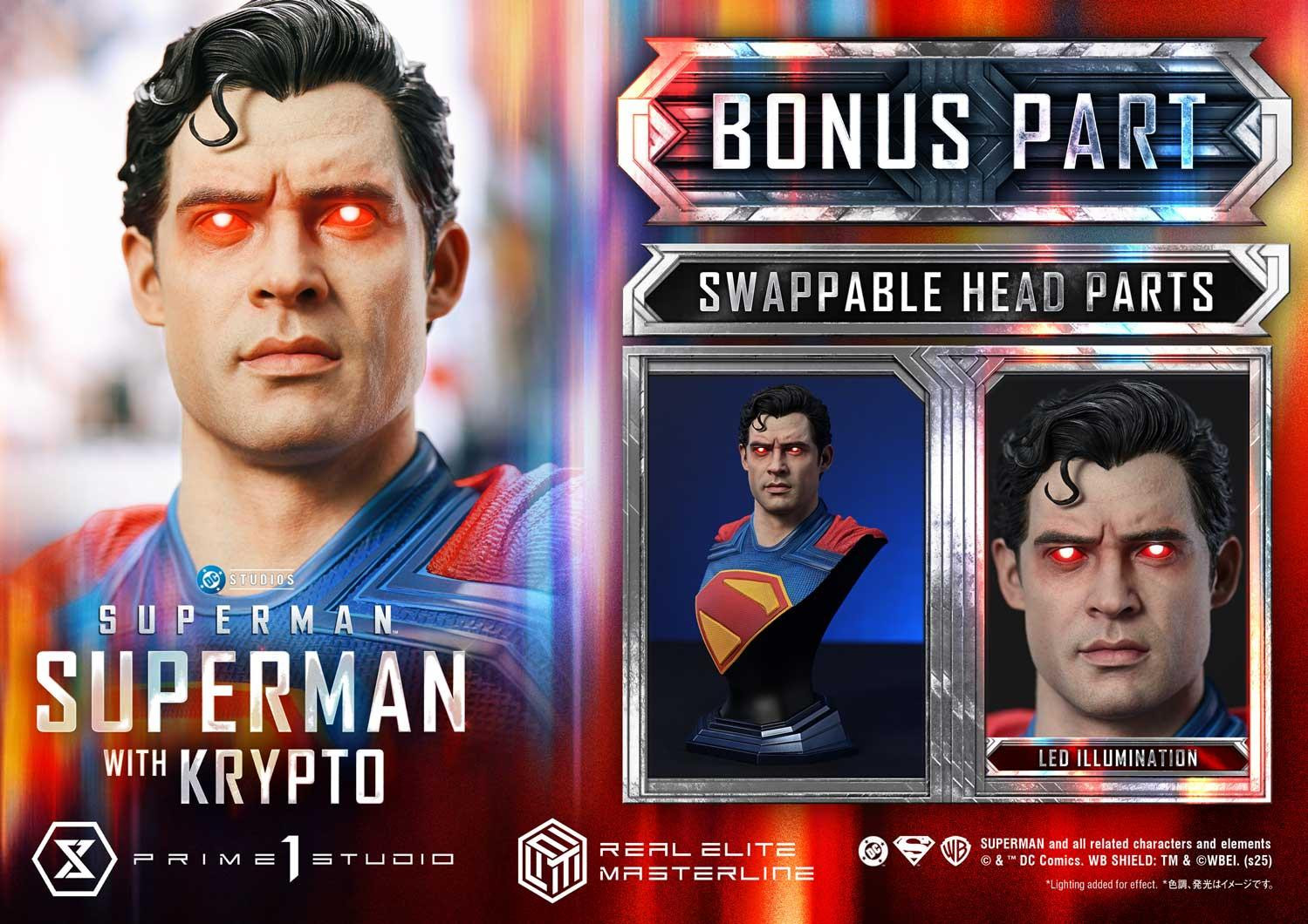 PRE-ORDER Real Elite Masterline Superman (2025 Film) Superman with Krypto Bonus Version (Jun. 2027) PO end (Jan-14-2026)