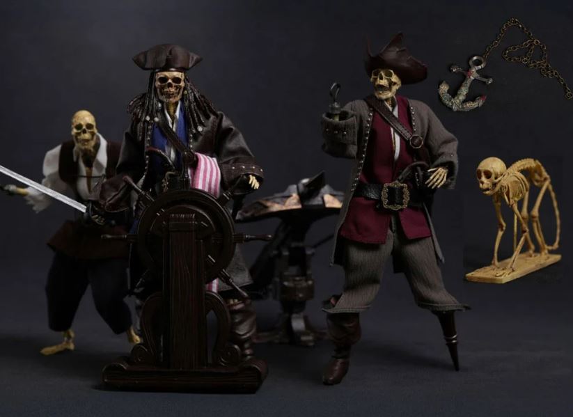 PRE-ORDER 1/12 Palm Elf Series Skeleton Pirate trio set (Q2 2026) PO end (Dec-15-2025)