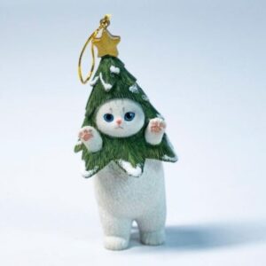 PRE-ORDER Xmas Cat white (Jan. 2026) PO end (Dec-3-2025)