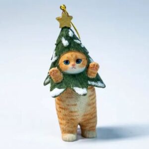 PRE-ORDER Xmas Cat Orange tabby (Jan. 2026) PO end (Dec-3-2025)