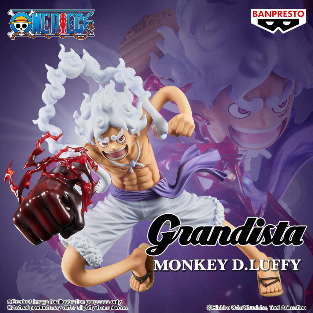 PRE-ORDER BOX OF 6 + ITEM D - (OVERSEA LIMITED) ONE PIECE GRANDISTA-MONKEY D.LUFFY GEAR5 II-SPECIAL EDITION (Jun. 2026) PO end (Dec-19-2025)