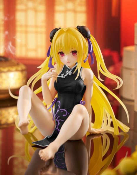 PRE-ORDER To Love-Ru Darkness Desktop Cute Figure - Golden Darkness (Chinese Dress Ver.) Renewal (May. 2026) PO end (DEC-15-2025)