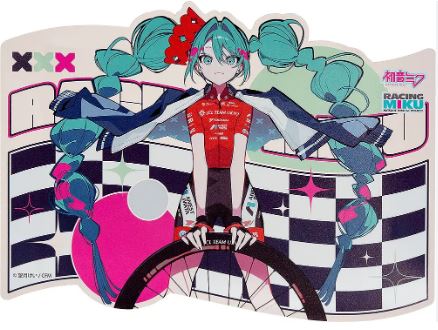 PRE-ORDER box of 5 - Hatsune Miku: Racing Ver. 2025 Sticker C (Apr. 2026) PO end (DEC-8-2025)