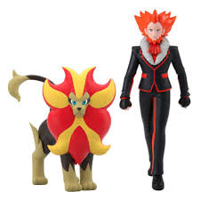 PRE-ORDER POKEMON SCALE WORLD KALOS REGION LYSANDRE & PYROAR W/O GUM (Feb-2-2026)