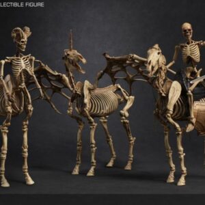 PRE-ORDER 1/12 Skeleton Movable Horse Series Three Person Set (Q4 2026) PO end (Jan-16-2026)