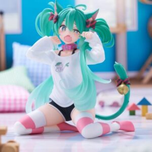 PRE-ORDER Hatsune Miku Desktop Cute Figure (Cat Ear T-Shirt Ver.) (Jul. 2026) PO end (FEB-16-2026)