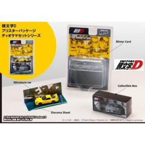 PRE-ORDER 1/64 MAZDA RX-7 (FD3S) Project D/ INITIAL D Keisuke Takahashi VS Wataru Akiyama (Jun. 2026) PO end (Jan-14-2026)