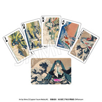 PRE-ORDER box of 5 - Katsushika Hokusai x Hatsune Miku Playing Cards (May. 2026) PO end (FEB-9-2026)