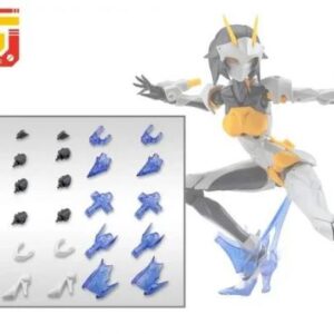 PRE-ORDER BOX OF 72 - MECHA SUPPLY35 HOLONIC HEADDRESS & HOLONIC HIGH HEELS WHITE Ver. (jul. 2026) PO end (FEB-9-2026)