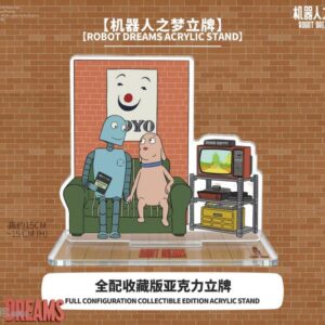 PRE-ORDER LUCK MOAI X Robot Dreams Acrylic Stand  (Q3 2026) PO end (Feb-4-2026)