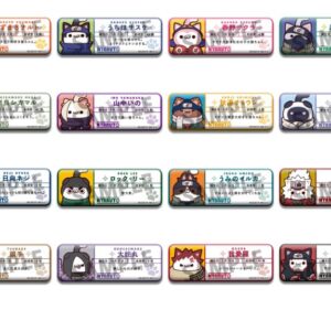 PRE-ORDER SET OF 16 + ITEM A - MEGA CAT PROJECT NARUTO Nyaruto?Name Metal Badge Collection (Jul. 2026) PO end (Feb-18-2026)