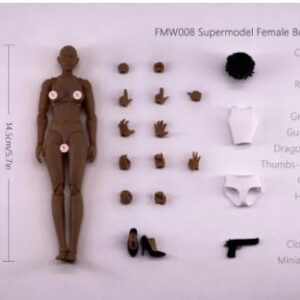 PRE-ORDER Wind Toys 1/12 Supermodel Female Body Action Figure Dark (Q4 2026) PO end (Mar-20-2026)
