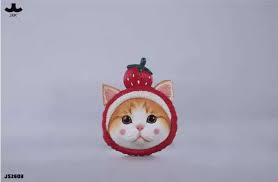 PRE-ORDER Strawberry Cat Fridge Magnet (Q3 2026) PO end (Apr-8-2026)