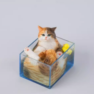 PRE-ORDER Bubble Bath cat Tricolor (Q3 2026) PO end (Apr-8-2026)