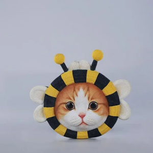 PRE-ORDER Bumblebee Cat Fridge Magnet (Q3 2026) PO end (Apr-8-2026)