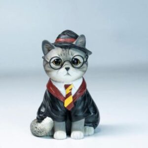 PRE-ORDER College Cat Wizard Light Gray (Q3 2026) PO end (Mar-27-2026)