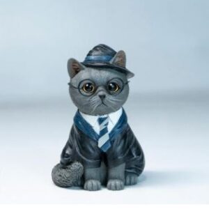 PRE-ORDER College Cat Wizard Dark Gray (Q2 2026) PO end (Mar-27-2026)