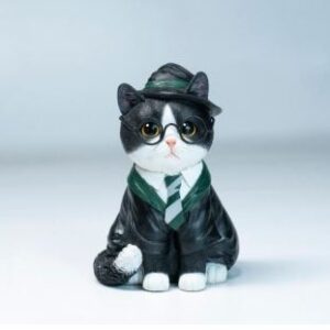 PRE-ORDER College Cat Wizard Black White (Q2 2026) PO end (Mar-27-2026)