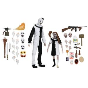 PRE-ORDER BOX OF 6 - Terrifier 2 - Art the clown + Pale Girl 2 pack  (Oct. 2026) PO end (Apr-8-2026)