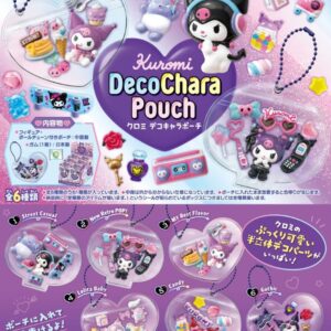 PRE-ORDER BOX OF 6 - KUROMI Deco Chara Pouch (Sep.2026) PO end (Apr-15-2026)