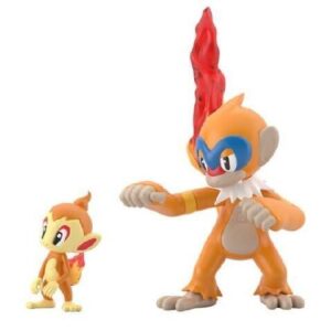 PRE-ORDER BOX OF 10 - POK?MON SCALE WORLD SINNOH REGION CHIMCHAR & MONFERNO W/O GUM (Oct. 2026) PO end (Jun-5-2026)
