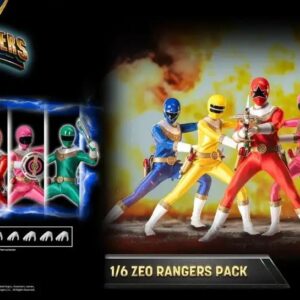 PRE-ORDER 3Z07620W0 Power Rangers Zeo FULL SET - FigZero 1/6 Zeo Rangers Pack (Retail) + ITEM G (Q2 2027) PO end (Jun-1-2026)