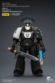 PRE-ORDER 1/18 Raven Guard MKVI Tactical Sergeant with Power Sword, Bolter and Plasma Pistol (Q3 2026) PO end (Apr-27-2026)