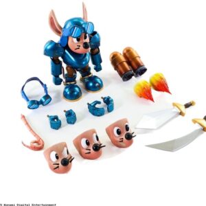 PRE-ORDER Rocket Knight Adventures - Konami Store Exclusive Sparkster (Battle Damage Variant) 1/12 Scale Signature Collection Action Figure (Oct. 2026) PO end (May-16-2026)