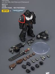 PRE-ORDER 1/18 Raven Guard Intercessor Bolt rifle / Pistol /chainsword (Q3 2026) PO end (May-20-2026)