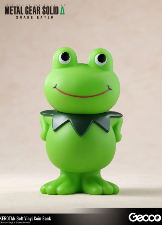PRE-ORDER METAL GEAR SOLID ?: SNAKE EATER, KEROTAN Soft Vinyl Coin Bank (FROG) (Jan. 2027) PO end (aug-17-2026)