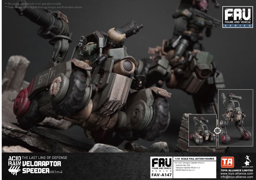PRE-ORDER Veloraptor Speeder MK1m-4 (2026-12) PO end (JUL-10-2026)