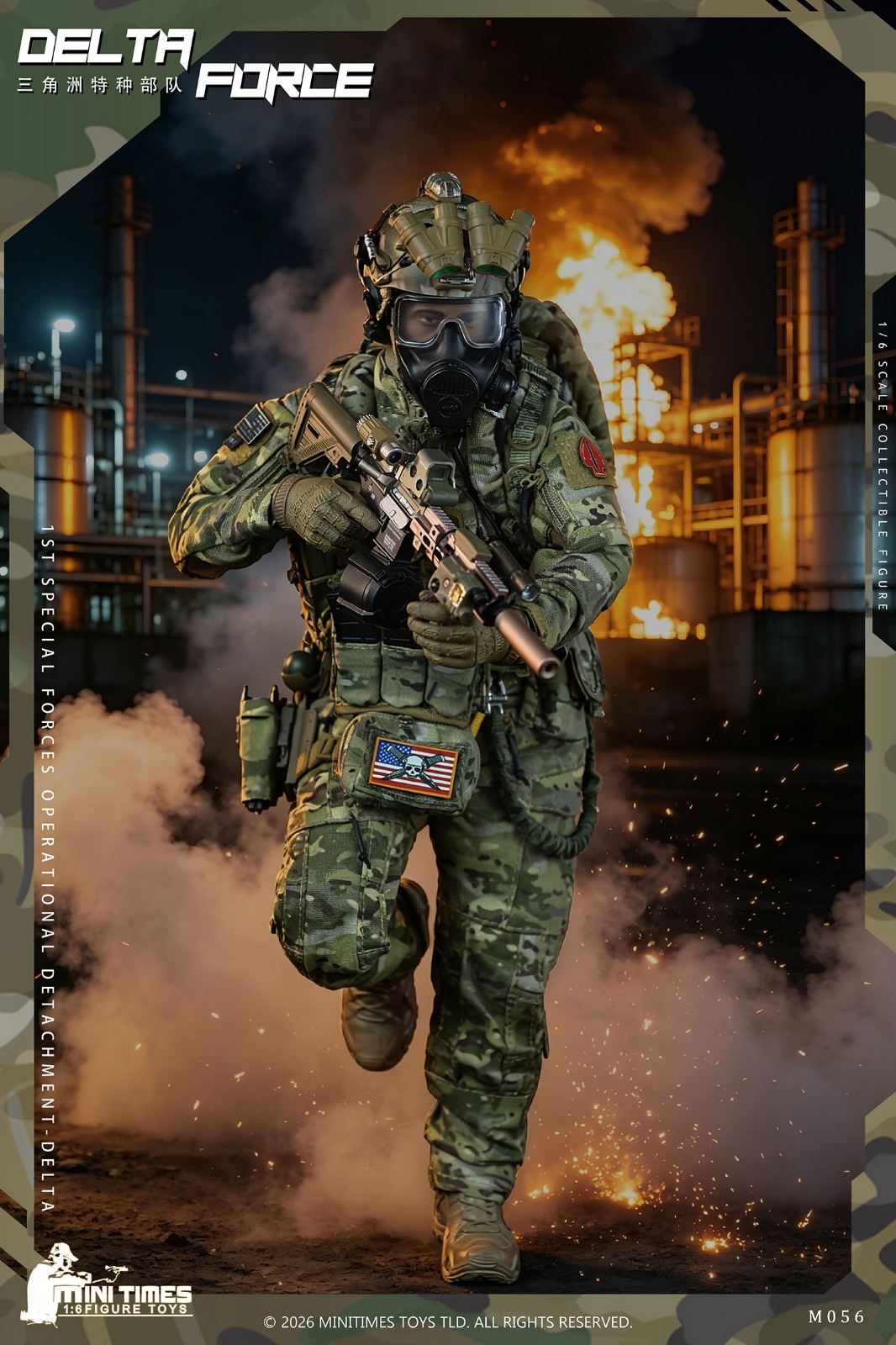 PRE-ORDER MINI TIME MT-M056 1/6 Special Forces Operational Detachment Delta (Delta Force) (Q1 2027) PO end (Aug-17-2026)