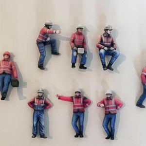 PRE-ORDER We World 1/64 Construction Worker Figure Set Static Scale Model WW-CW-001A (Q4 2026) PO end (AUG-12-2026)
