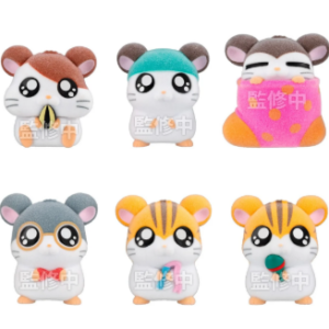 Pre-Order box of 8 - THE FLUFFY HAMTARO DOLL 2 W/O GUM(Sep-7-2026) PO due (Feb. 2027)