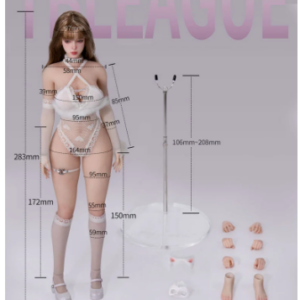 PRE-ORDER Fair Skin Small Bust SR-CD01 - 1/6 Alluring Kitty Girl Platinum Silicone Female Body without Head Sculpt (Q4 2026) PO end (AUG-19-2026)