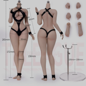 PRE-ORDER Tan Skin Small Bust SR-CD02 - 1/6 Alluring Kitty Girl Platinum Silicone Female Body without Head Sculpt (Q4 2026) PO end (AUG-19-2026)
