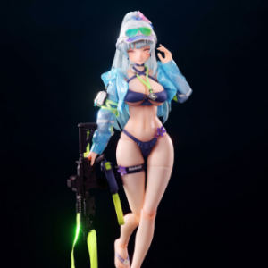 PRE-ORDER 1/12 Scale POCKET ART GIRL'S FRONTLINE Klukai (Cerulean Breaker Ver.) STANDARD Ed. Action Figure (Q2 2027) PO end (Sep-14-2026)