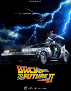 PRE-ORDER ADDITIONAL QTY FOR LATE ORDERS - 1/6 Back to the Future II Time Machine Delorean Standard ver BW-UMS-12202 (Q4 2025) PO end (SEP-18-2026)